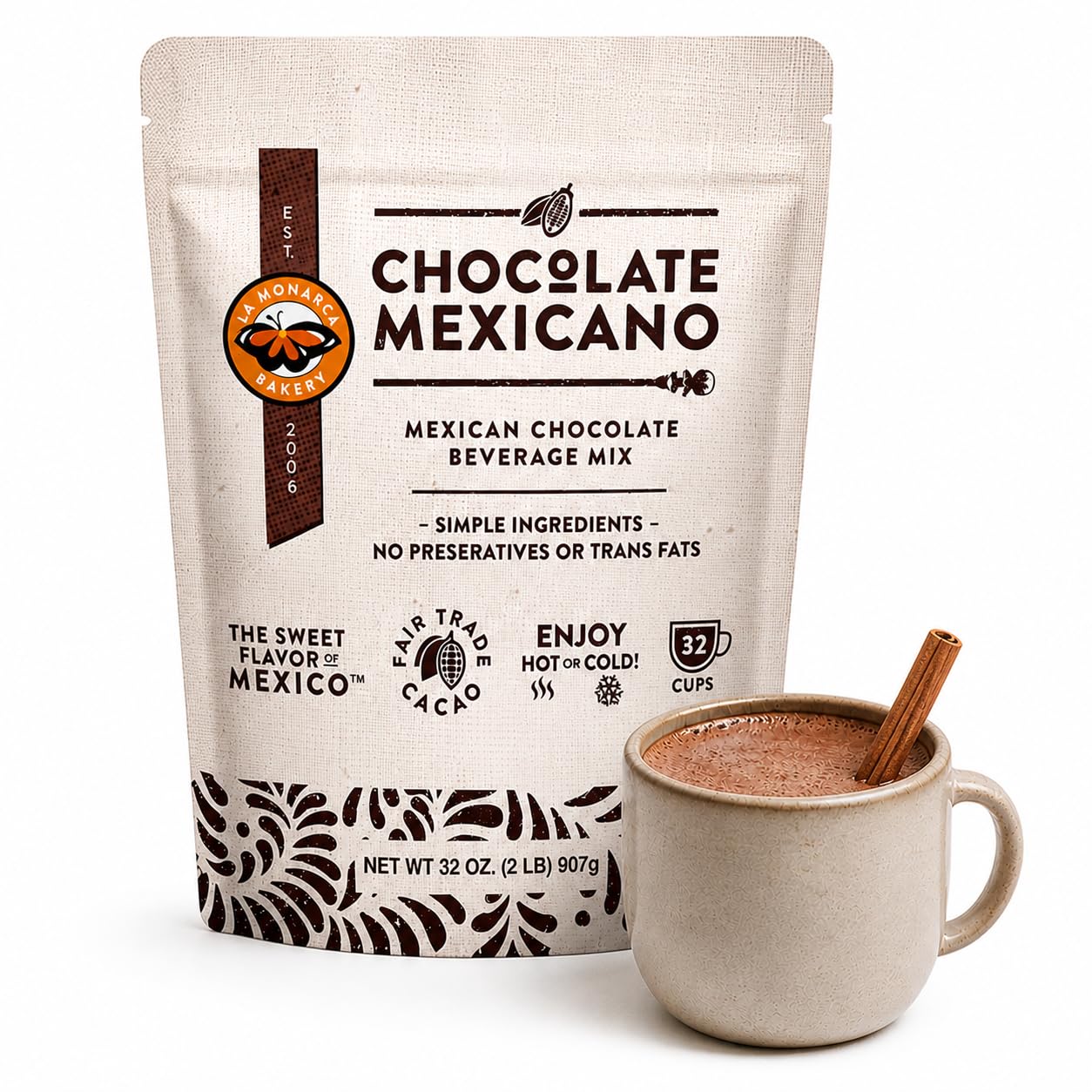 【5】希少　E.colorata Michoacan コロラータミチョアカン Amazon.com : La Monarca Bakery Mexican Hot Chocolate Mix, Cacao